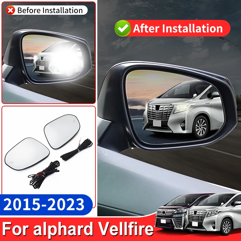 

For Toyota Alphard Vellfire 2015-2023 2022 2021 Electronic Anti-Glare Rearview Mirror 30 Series Interior Accessories upgraded