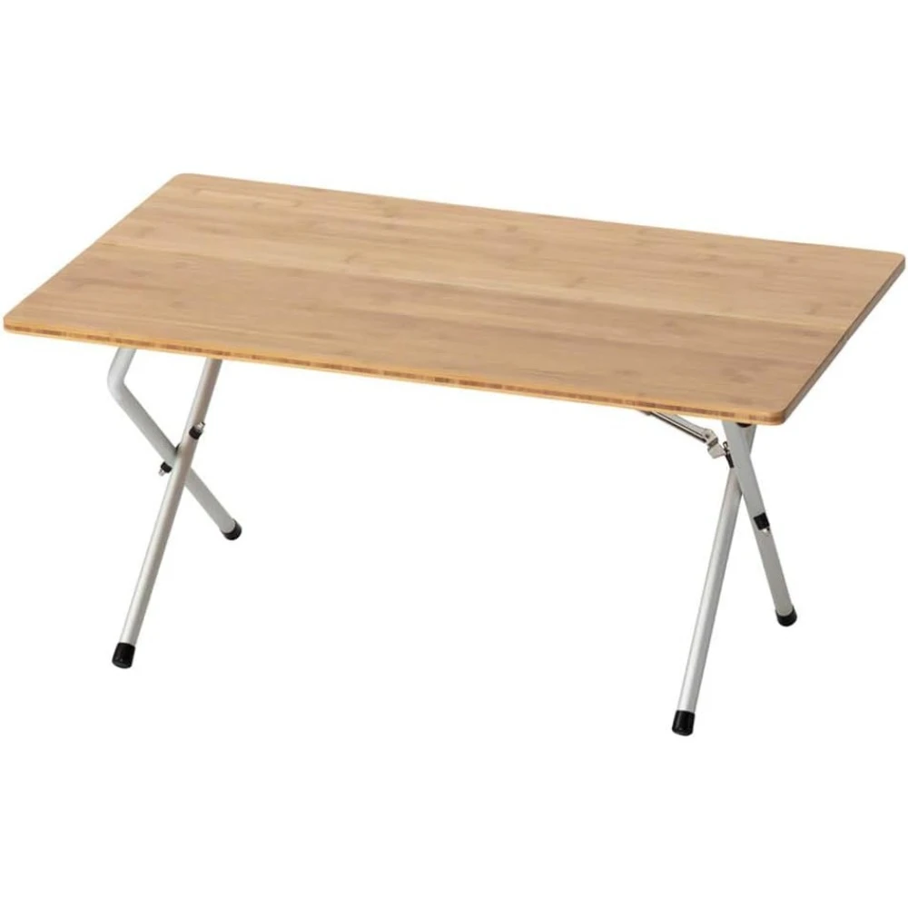 

Camping Tables，Single Action Table Low, LV-100TR, Made of Laminated Bamboo, for Indoor Outdoor Use