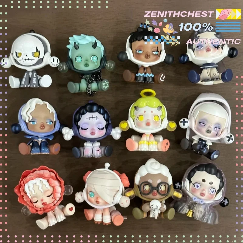 POP MART SKULLPANDA Ancient Castle Series Blind Box Dark-Themed Blind Box Figurines Are Unique Gifts Unbox the unknown