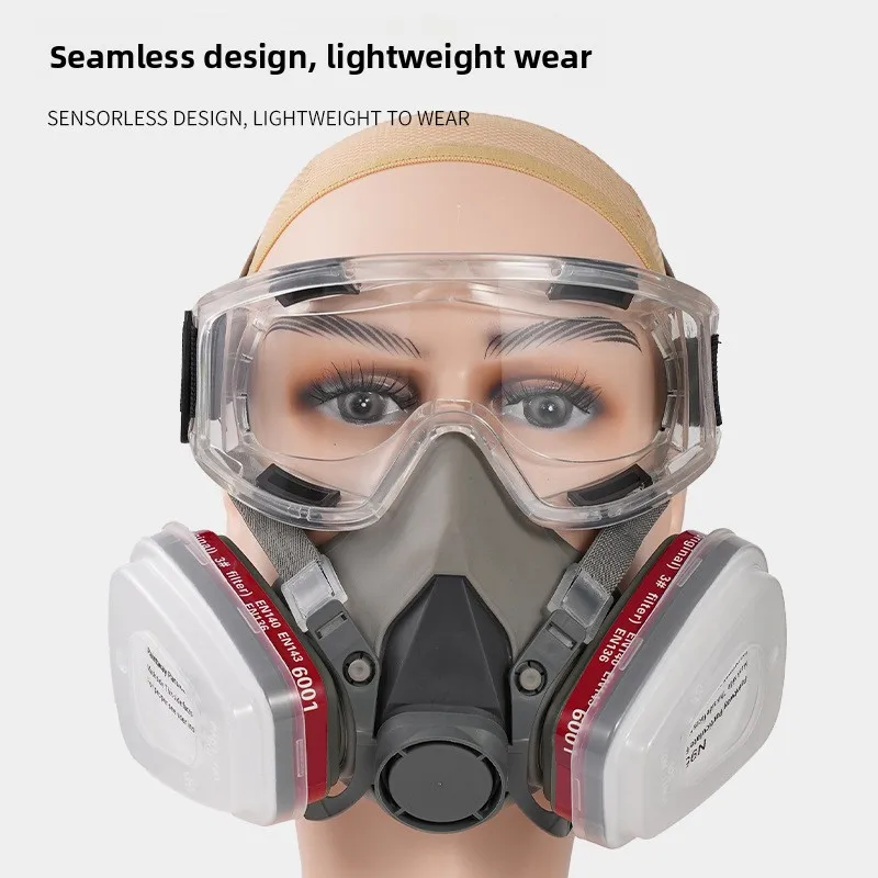 

Protective mask half mask dust smoke mouth mask respirator fire paint industrial coal mine biochemical protective cover