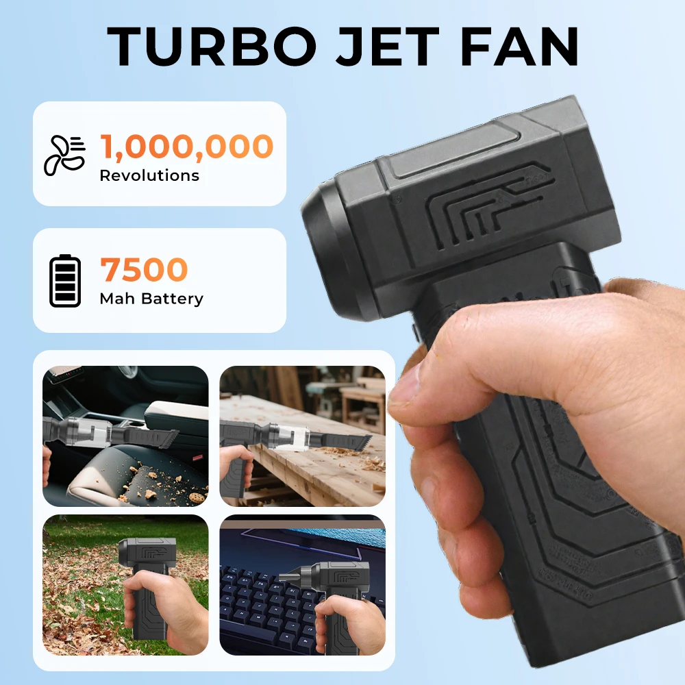 

G5 Blower Violent Fan 40MM Brushless Powerful Air Blower 52m/s Wind Speed Turbo Jet Fan 350G Thrust 300W High Speed Turbo Fan