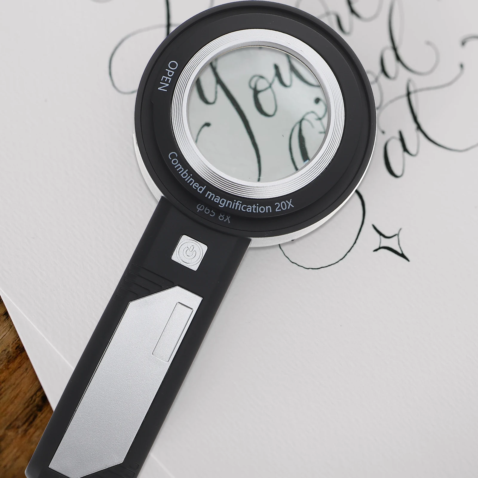 

Durable Handheld Lighted Magnifier Multi-Function Reading Magnifier Ideal Gift for Seniors and Kids Magnifying Glass