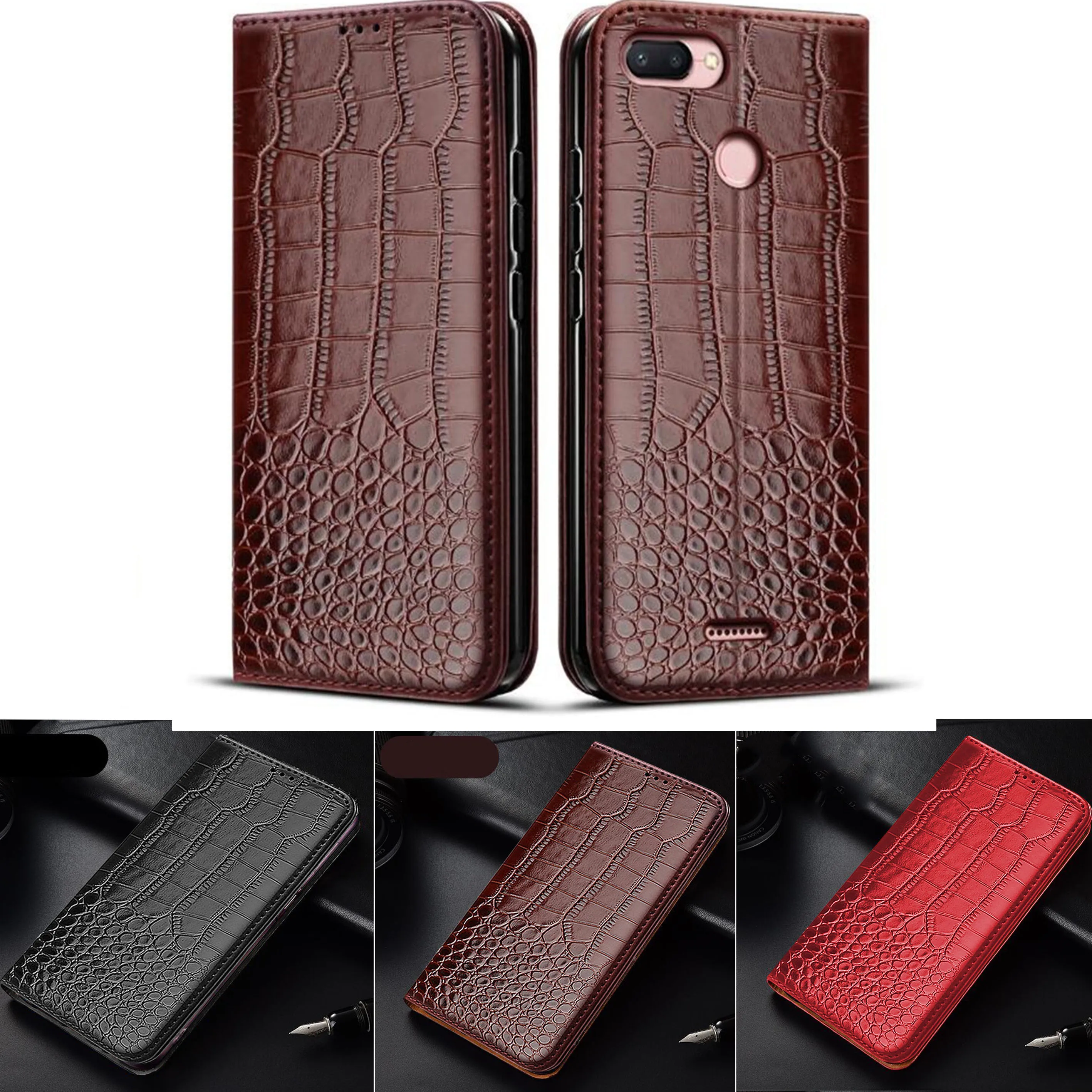 Wallet Flip Cover Case For Xiaomi Redmi 6 6A 7 7A 8 8A 9 Activ Power Prime 9A 9I Sport 9C 9T Magnetic Leather Case Capa