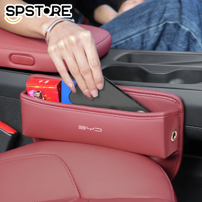 Multi-func Car Seat Seam Storage Box For BYD Qin dmi Song pro Yuan plus Portable Holder Pocket Interior Refit Parts Accessories