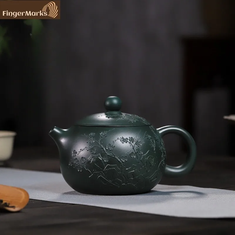 

470 мл | Аутентичный чайник Исин Цзыша | Big Plum Blossom Xishi - Feicui Lu Ni