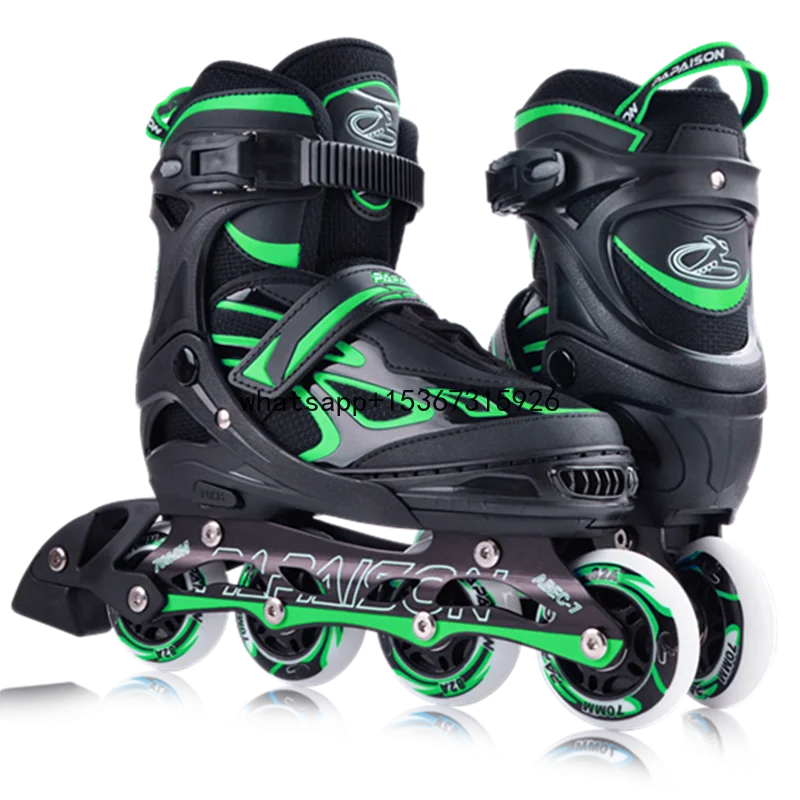 

Adults Inline Skates with 3 Big Wheel Popular leisure and freestyle sports size adjustable roller skates for children