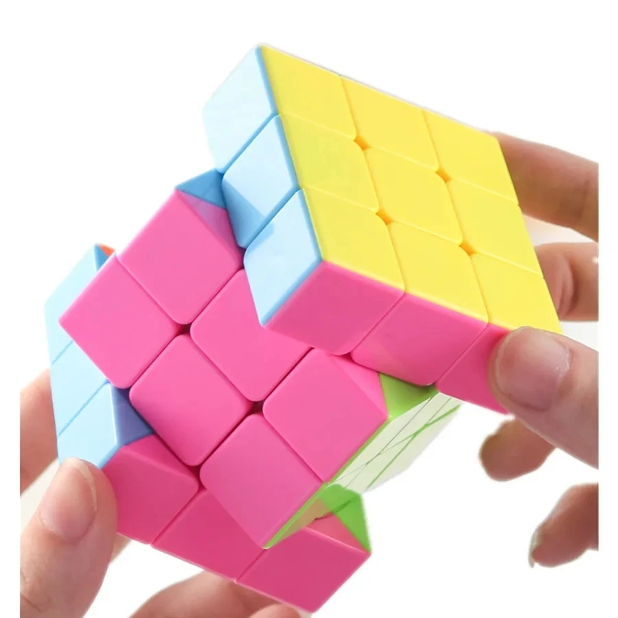 YiSheng 334 Candy Color Magic Cube Speed Professional Educational For Kids 3x3x4 Puzzle Cubo Magico Toys For Children Gift