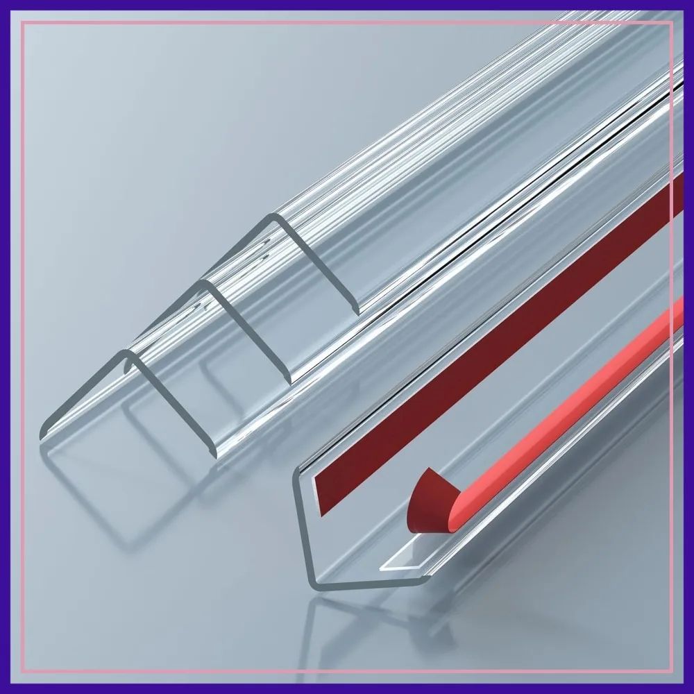 

Wall Corner Protector - 4PCS, 16"x1.18" Clear Self Adhesive Edge Guard for Walls & Cabinets, Easy Install (40.6cm x 3cm)