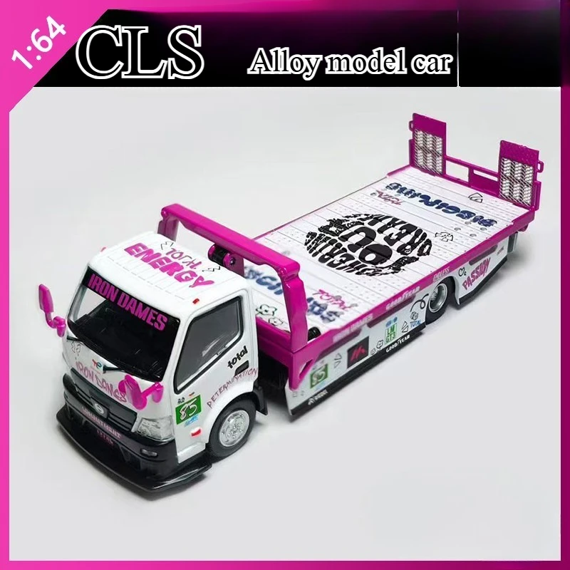 

CLS 1:64 alloy Nissan H300 modified trailer replica car model for adult collection, gift for boys