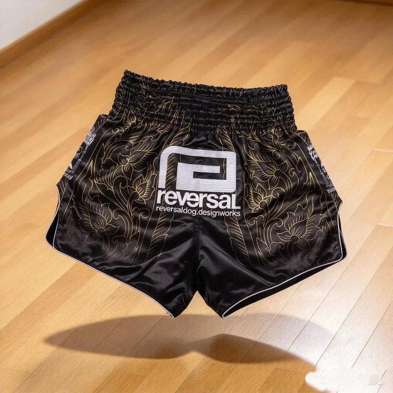 Boxing Training Shorts Breathable Fighting Boxing Fighting Muay MMA Thai Coach Running Fitness Men Kid Shorts