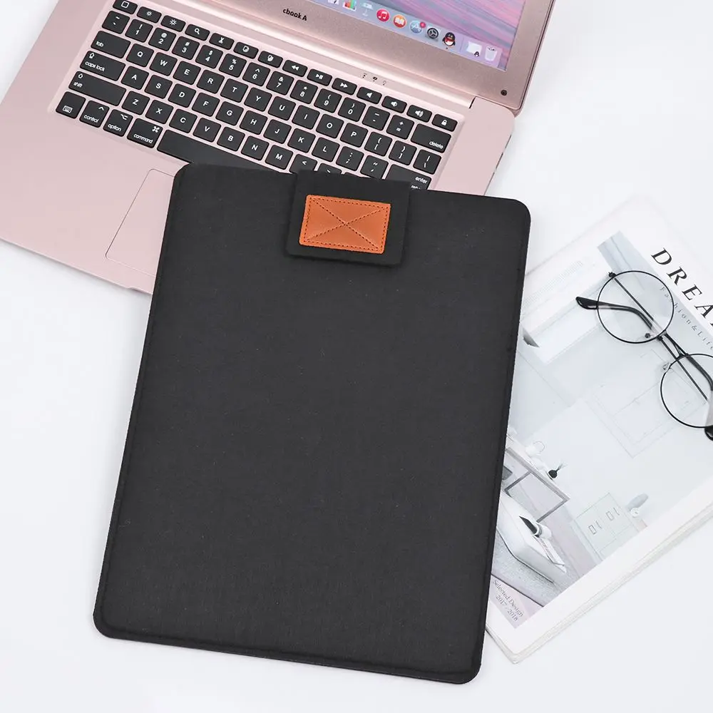 

Professional Fashion Anti-scratch Computer Cover Sleeve Case Wool Felt Laptop Bag For Ultrabook Tablet PC Notebook