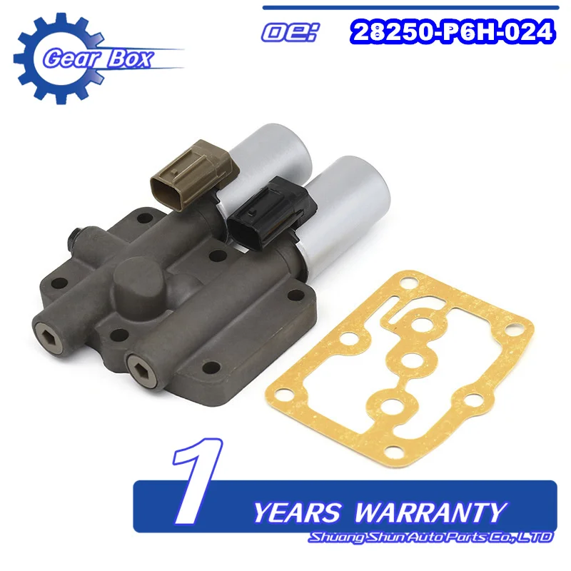 

New Transmission Dual Linear Solenoid 28250-P6H-024 for Honda for Honda Civic Set For Odyssey MDX 28250P6H024