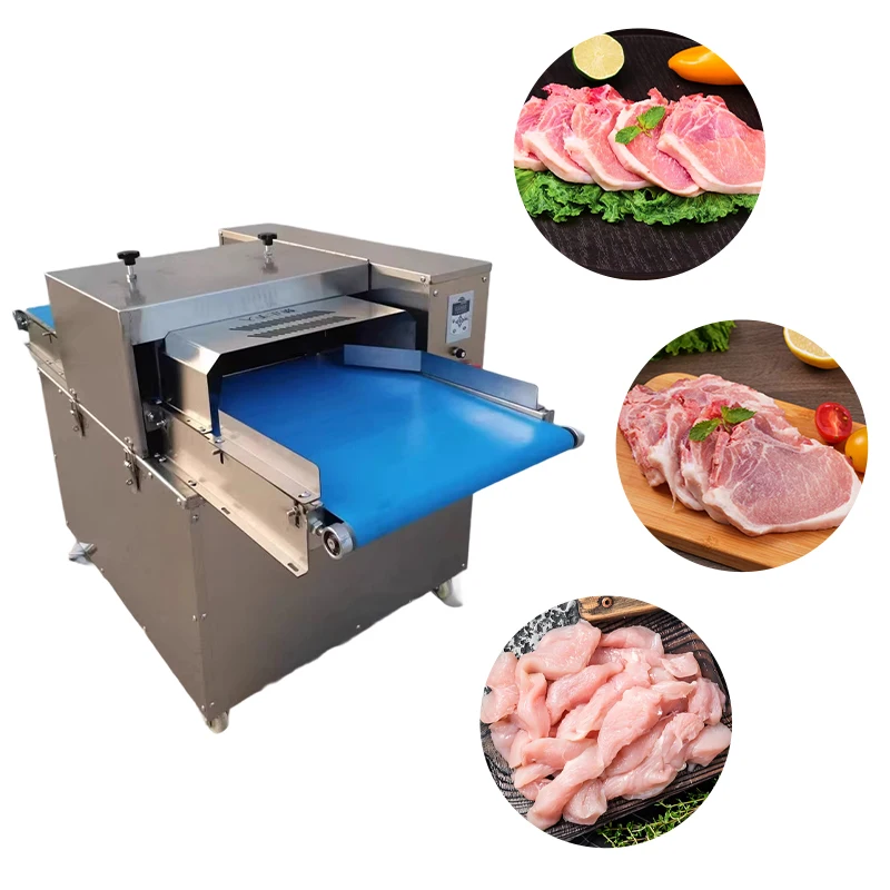 

Easy To Operate Beef Meat Slicer Adjustable Size Automatic Fresh Meat Slicer Machine