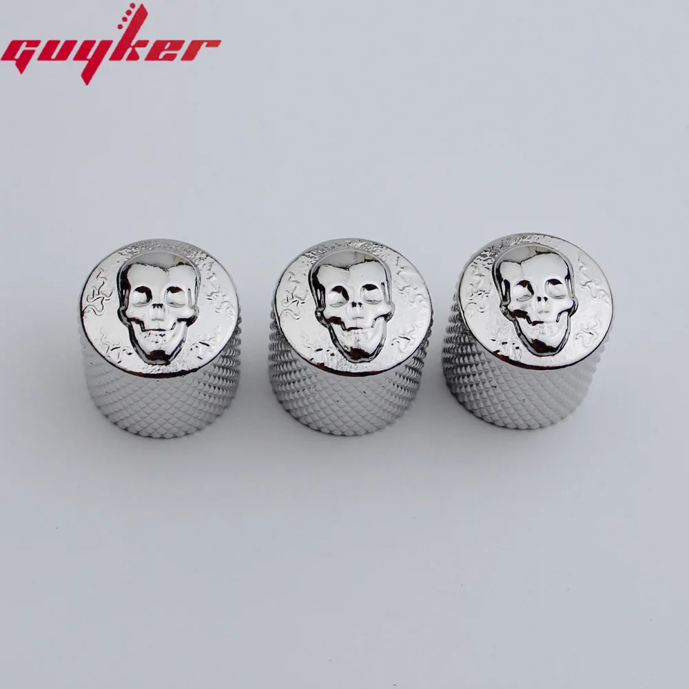 Guyker Potentiometer Knob Face Surface Inner Diameter 6MM For Electric Guitar or Bass Accessories