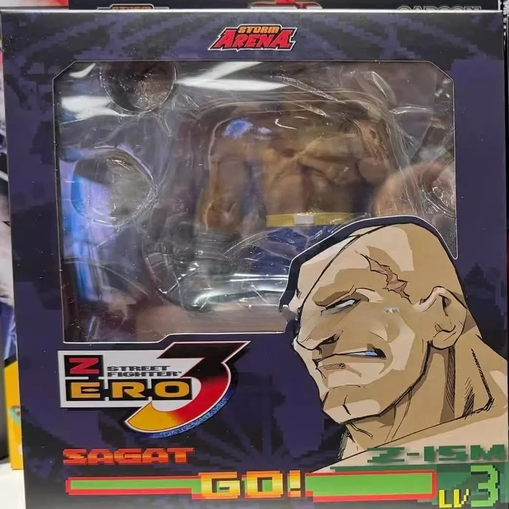 متوفر في المخزون ST Storm Toys ARENA Street Fighter 3 1:12 Figurki Shagat، Figurki Akcja، مجموعة هدايا Ozdoby Modelarskie..