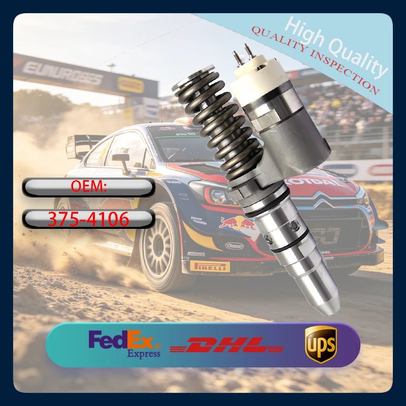 New Diesel Fuel Injector 375-4106 Common Rail Injector Assembly Heavy Duty Engine Replacement Parts