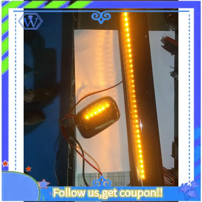 

M46K-3PC Cab Marker Roof Running Amber Side Clearance Dome LED Light Assembly Cab Roof Light For Chevy Silverado GMC Sierra 07-2
