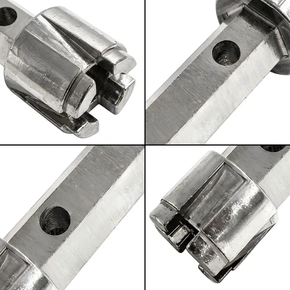 Manual Drain Removal Wrench for Bathtubs Constructed from Lightweight Aluminum Alloy 15x5x5cm Space Saving Tool