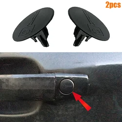 2Pcs New For Mazda 6 GJ1 Mazda 3 BK CX-5 KE Car Door Handle KeyHole Key Hole Cap Plug Trim Cover Clips Dustproof Rustproof Black