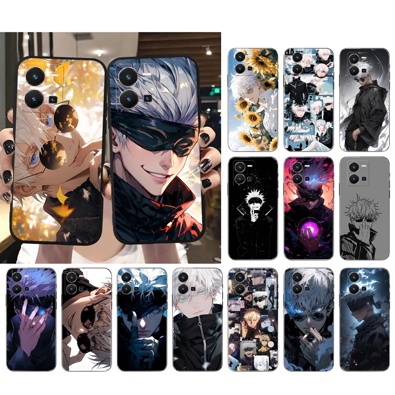 Jujutsu Kaisen Satoru Gojo Phone Case For VIVO Y53S Y33S Y01 Y22S Y31 Y21 Y70 Y21S Y72 Y51 Y35 Y76 V21 V2023 V21E V20 SE