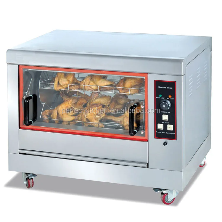 Electric Vertical roast chicken oven with 12 Units whole Chicken