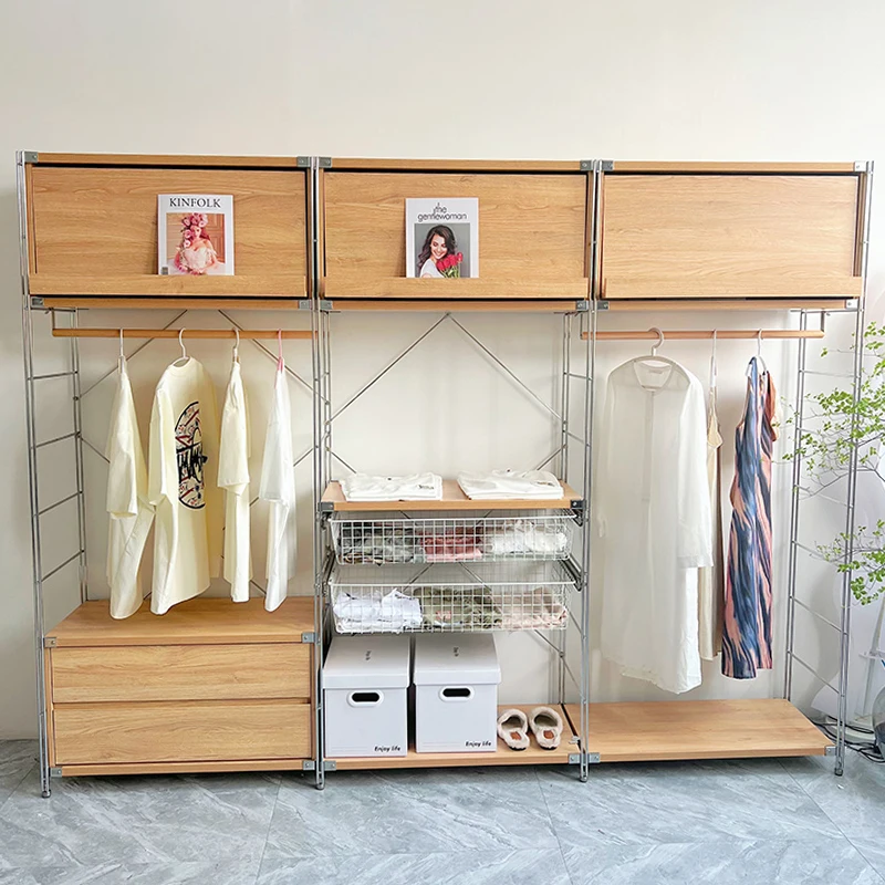 

Japanese Bedroom Wardrobe Storage Racks Cute Portable Wardrobe Organizer Shoe Guarda Roupas Portatil E Dobravel Huse Accessories