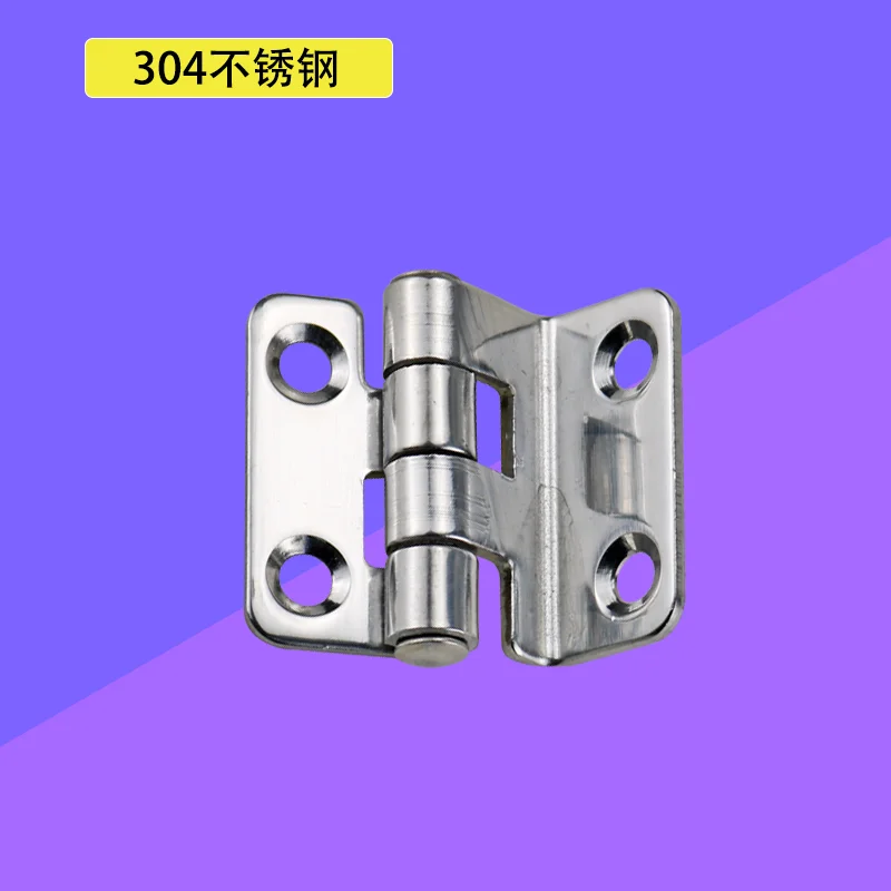 304 Stainless Steel Bent Door Hinge for Industrial Machinery Equipment Cabinet Body - Durable Hardware Accessory