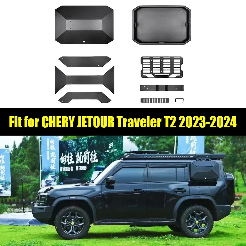 

New! Car Small Backpack External Equipment Box Suitable for CHERY Jetour Traveller T2 2023 2024 Modified Luggage Rack Side Tool