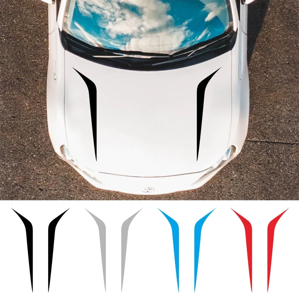 

2Pcs DIY Car Stickers Strips Car Decals Door Decoration Waterproof Vinyl Car Body Stickers Side Skirts Car Internal Decoration