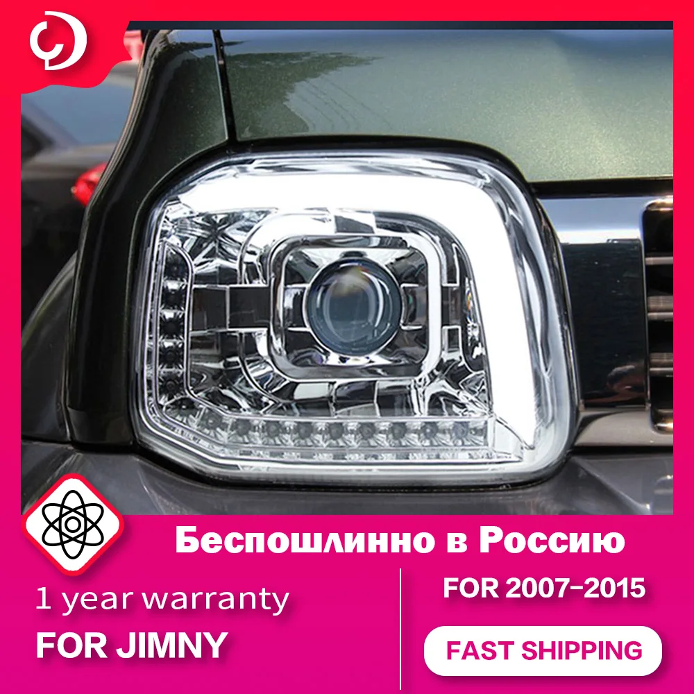 AKD Car Styling Headlights for Suzuki Jimny 2007-2015 LED Headlight DRL Turn Signal Light Led Projector Auto Accessories