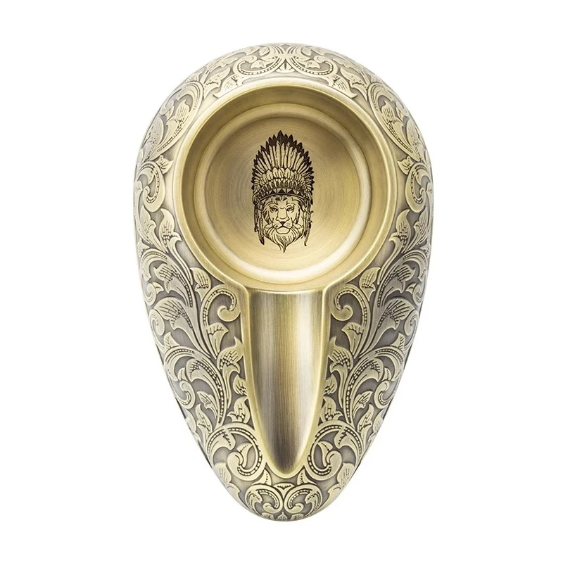 

Cigar ashtray, zinc alloy retro personality single