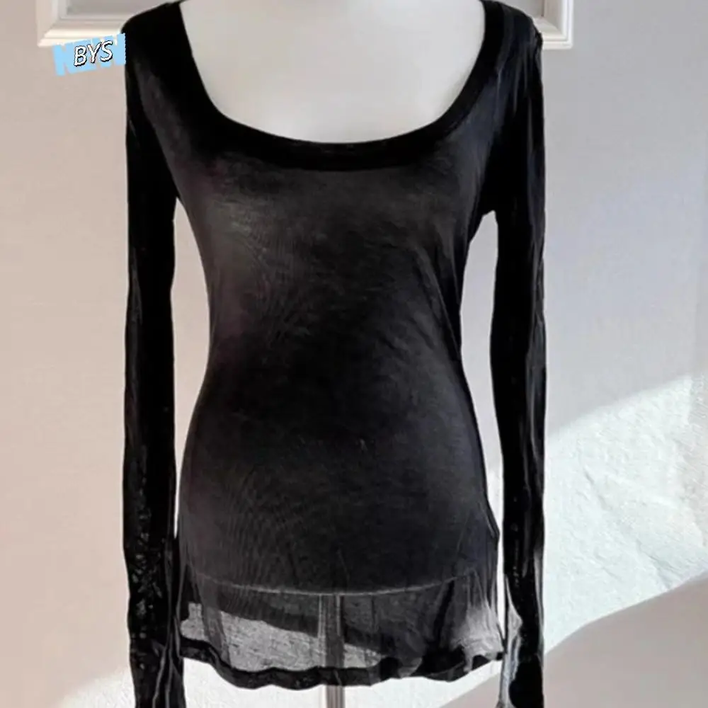 

Свободные футболки для бикини, прозрачные солнцезащитные пуловеры больших размеров, легкие женские топы с длинными рукавами и защитой от ультрафиолета