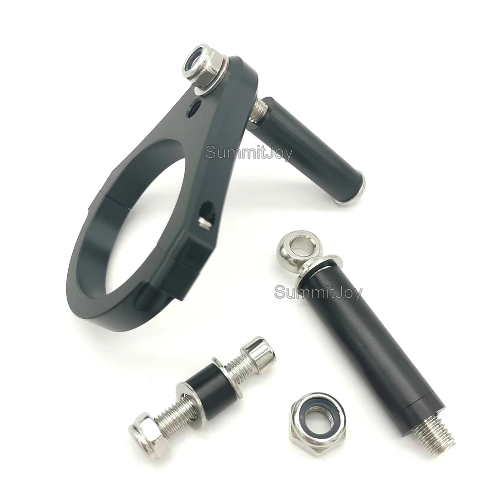 

Стабилизатор рулевого демпфера для скутера kukirin G3 pro 2024, монтажный кронштейн для модификации из алюминия и стали для электрического скутера