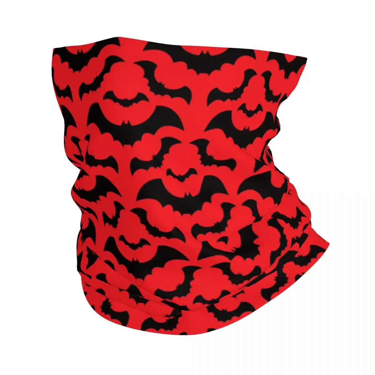 Gothic Heks Vleermuizen Patroon Bandana Halswarmer Mannen Vrouwen Winter Ski Tube Sjaal Gaiter Ghost Halloween Gezicht Cover