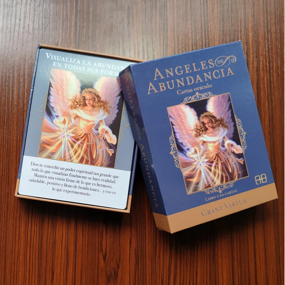 

12 см × 8,7 см испанское издание для предотвращения. Cartas or kama: PDF Libro y 44 cartas Упаковка в твердом коробке от Doreen Virtue