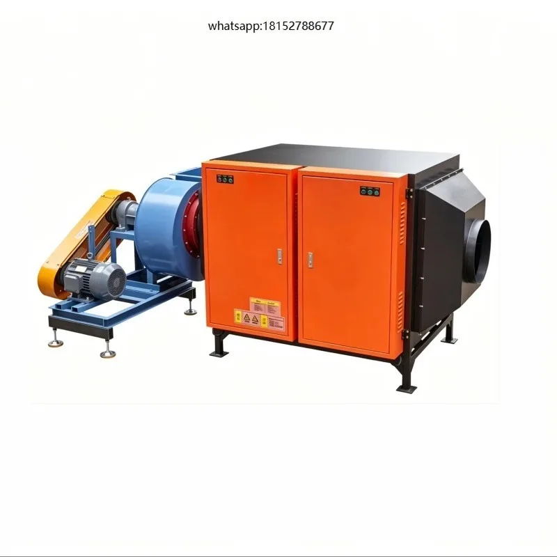 Industrial Electrostatic Smoke Purifier Wind Vent Single Fume Extractor Welding Catering Oil Mist Removal