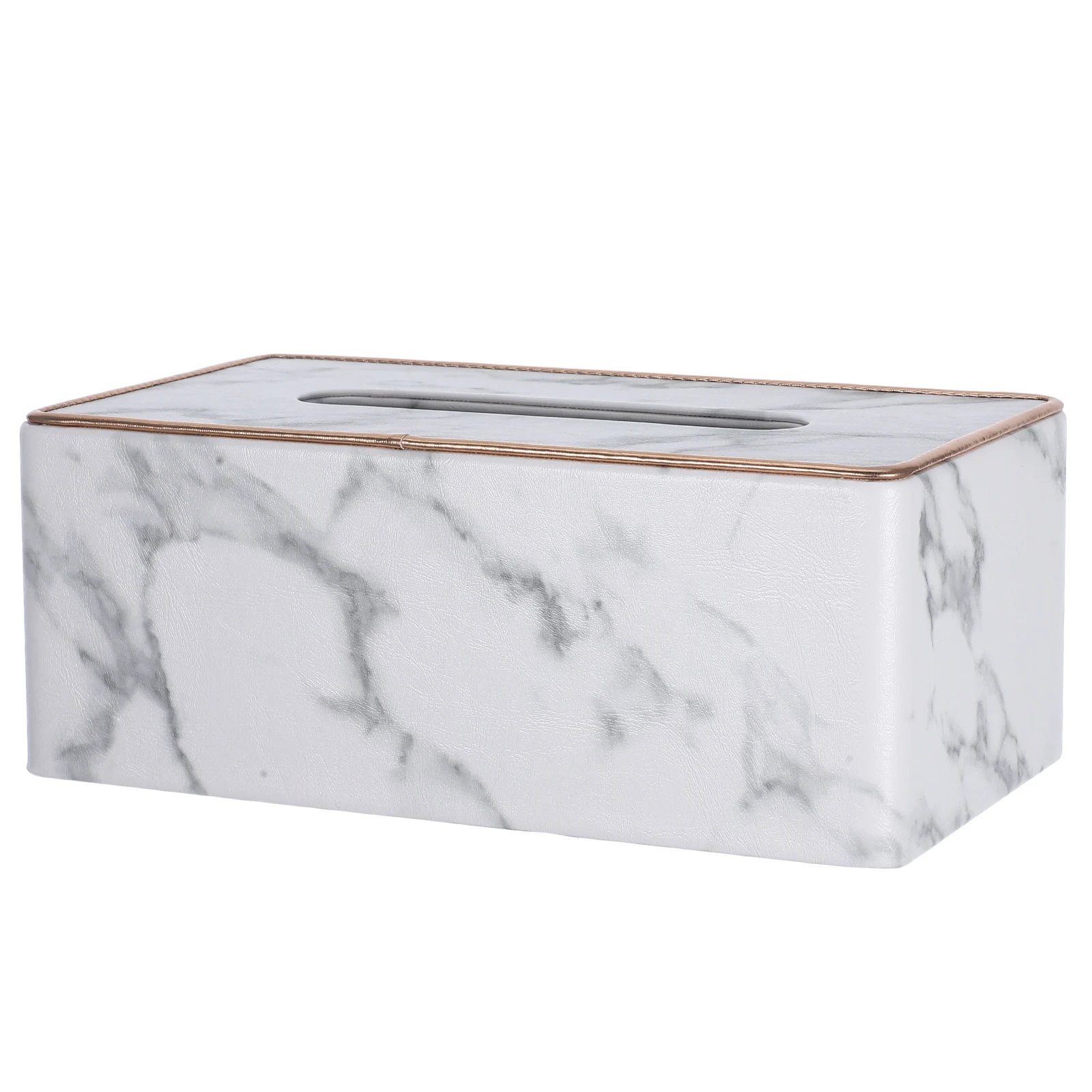 

Marble Pattern Tissue Box Napkin Holder Paper Organizer for Home Office Car Bathrooms Sturdy Comfortable Easy Access Luxurious