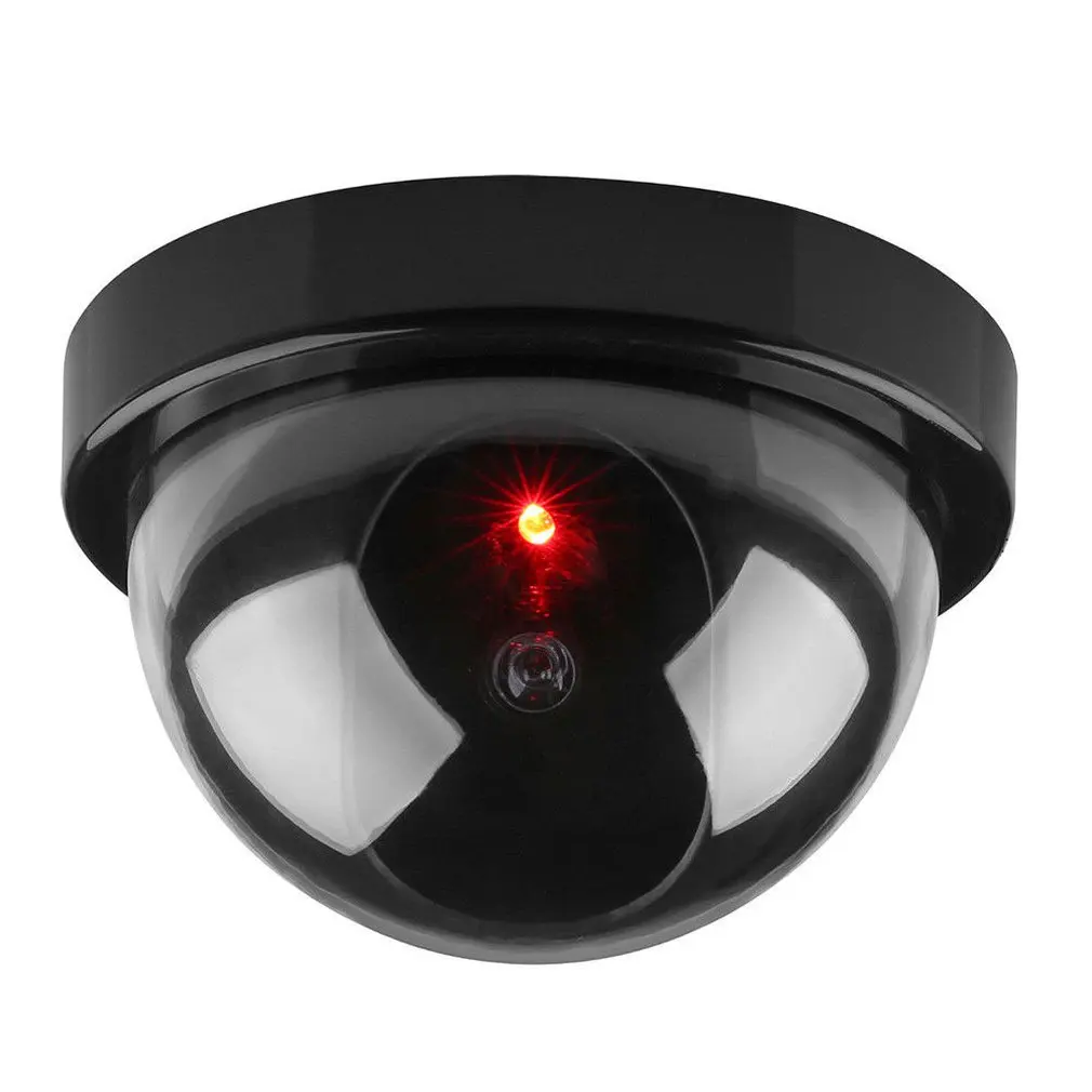 Imagem -02 - Impermeável Falso Cctv Câmera de Segurança com Luzes Led Vermelhas Piscando Vigilância Inteligente Home Dome Manequim Interior e Exterior Quente