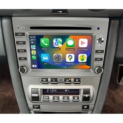 720p Auto Android 13 car radio GPS player CarPlay navigation Autoradio for Porsche Cayman 911 987 Boxster 997 2din DVD player