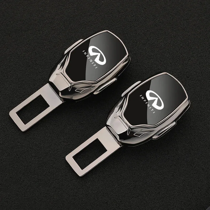 Car Seat Belt Metal Jewelry Seat Belt Accessory Extender for  Infiniti FX35 Q50 Q30 ESQ QX50 QX60 QX70 EX JX35  Auto Accessories