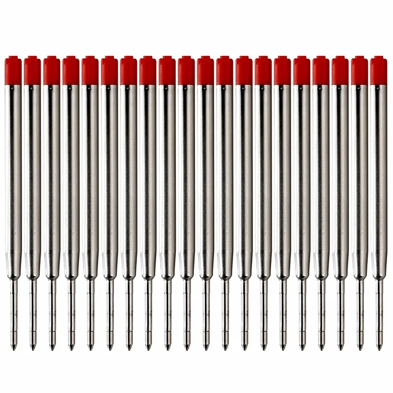 Ballpoint Pen Refills Fine Point 1.0mm Ink Rod High Quality Replaceable Metal For Writing Office Supplies Office Writing Refills