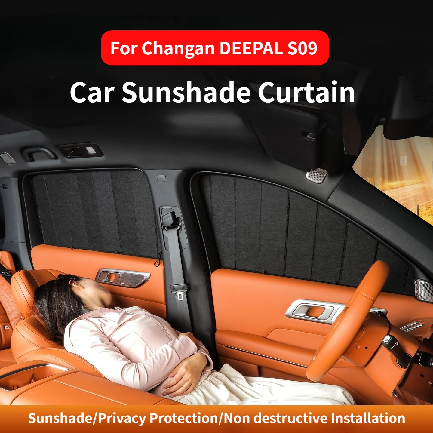 

Солнцезащитные шторки для боковых окон и лобового стекла Changan DEEPAL S09, аксессуары для защиты от солнца и обеспечения приватности