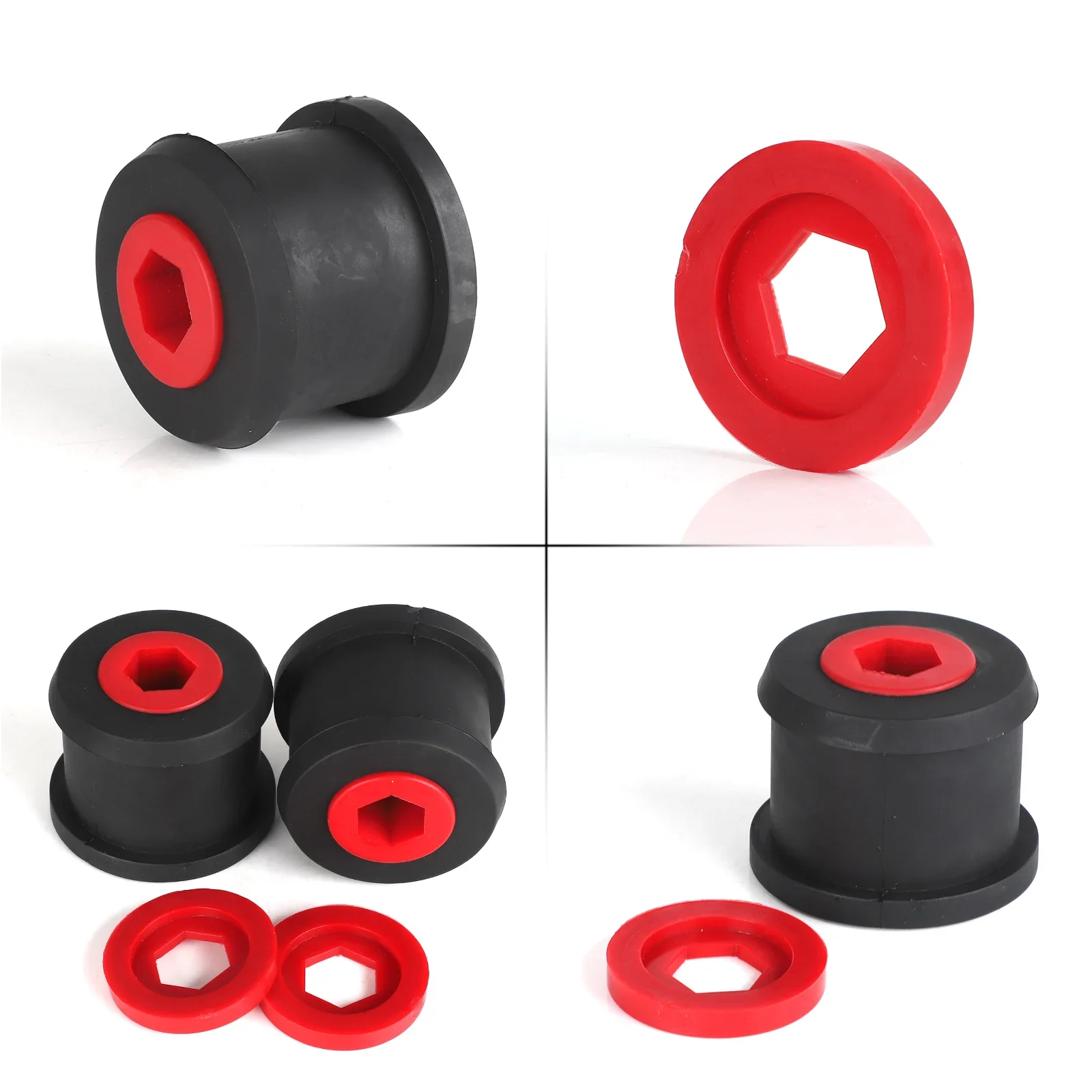 

2Pcs New Front Lower Wishbone Rear Control Arm Bushings For Mini Cooper R50 R52 R53 R55 R56 R57 R58 R59 Suspension Polyurethane