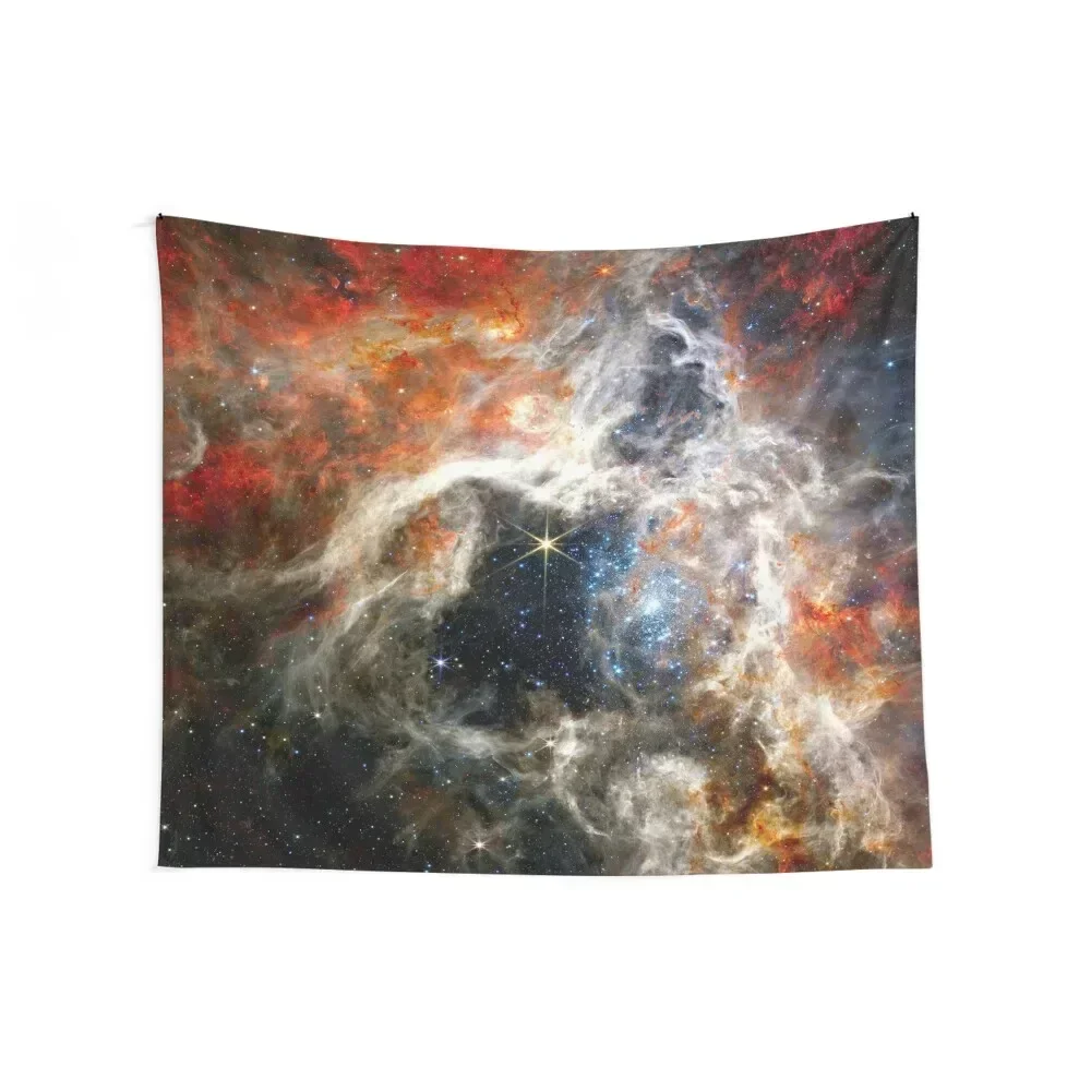 NEW Tarantula Nebula JWST James Webb Image - High Quality Tapestry Room Decoration Accessories Wall Coverings Tapestry