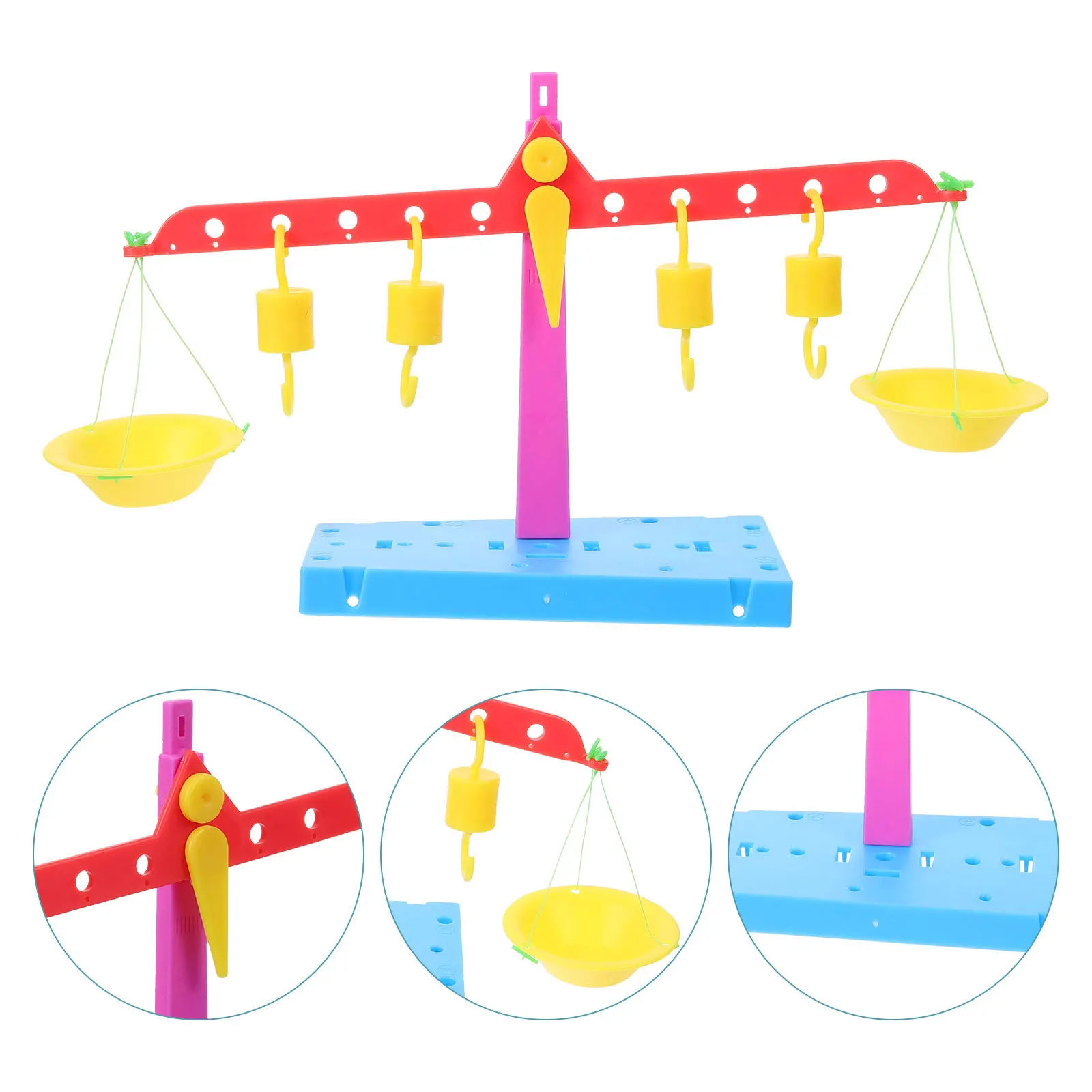 1 set 1 Set Diy Balance Toy, Stem Lever Balance Scale For Kids, Educational Science Experiment Kit, Assembly Plaything For