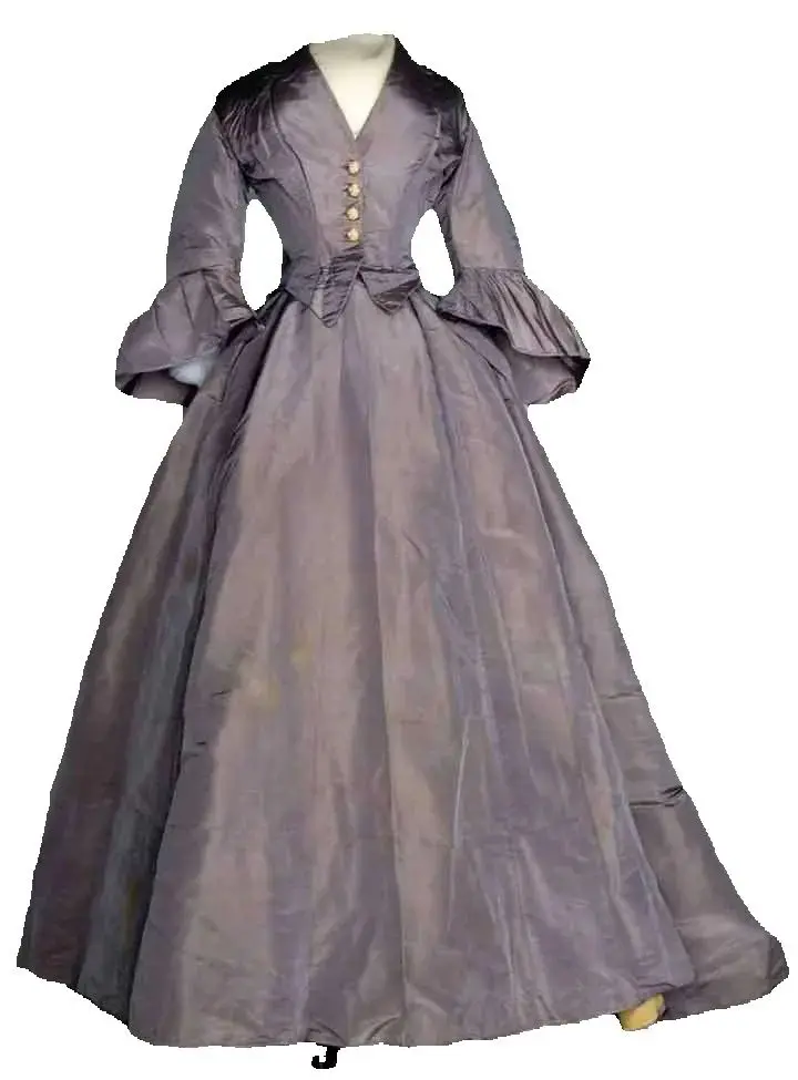 

1860s civil war ball gown victorian women south and north cosplay dress gown retro Dress Costume French Long Dress