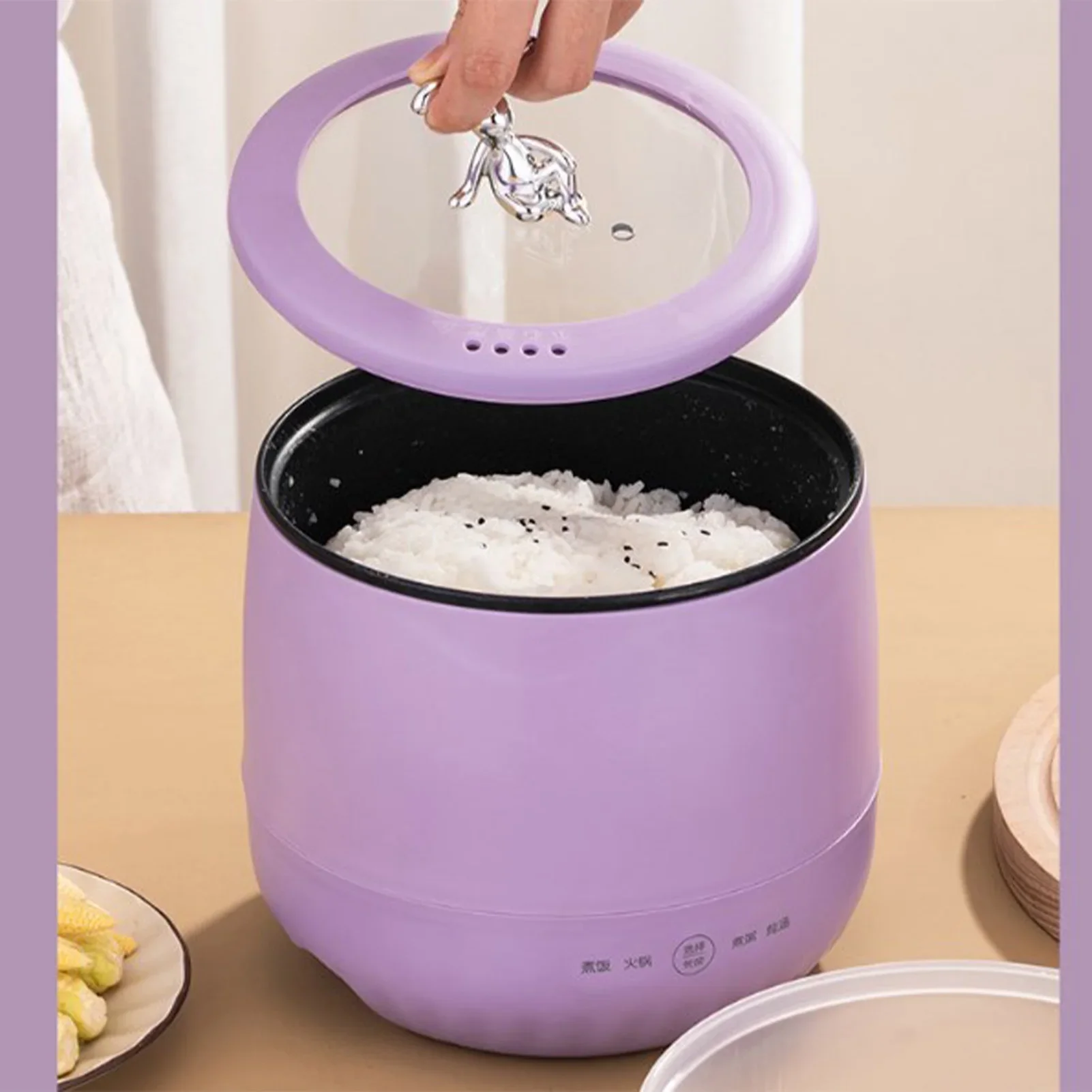 Mini Rice Cooker 1.8L Non Stick Smart  Rice Cooker  Grain Soup Porridge Stews Multifunctional Mini Cooker Rice Cooker