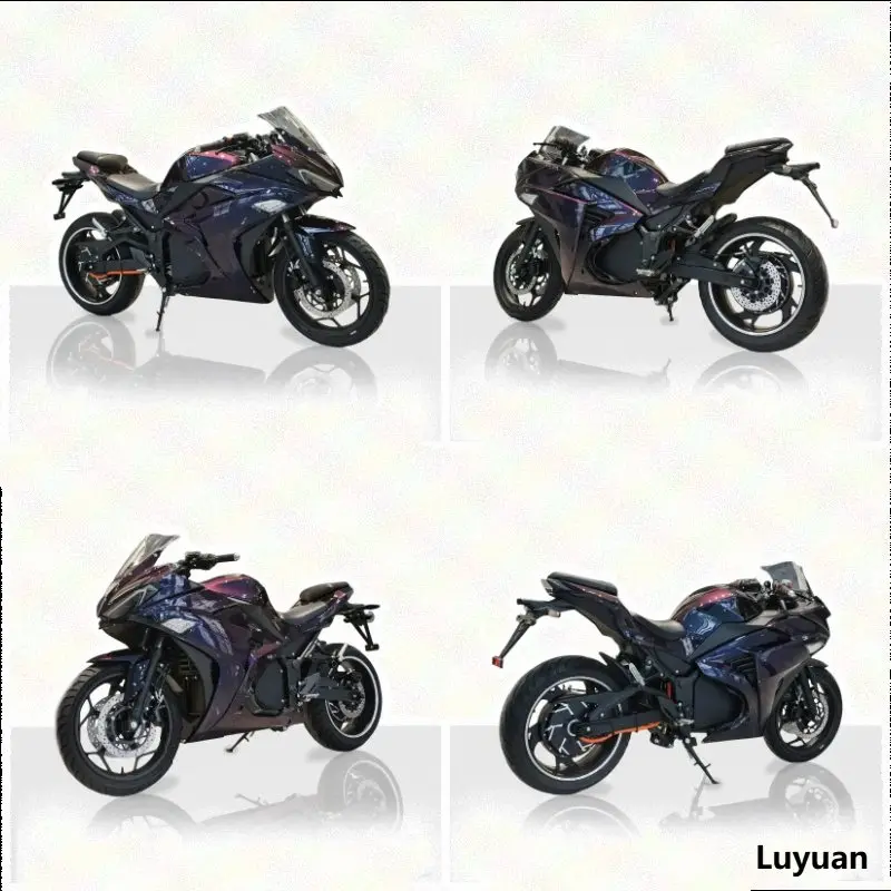 Electric Motorcycle 10000W Full Assembly 72V 240km Motorcycle For Adults