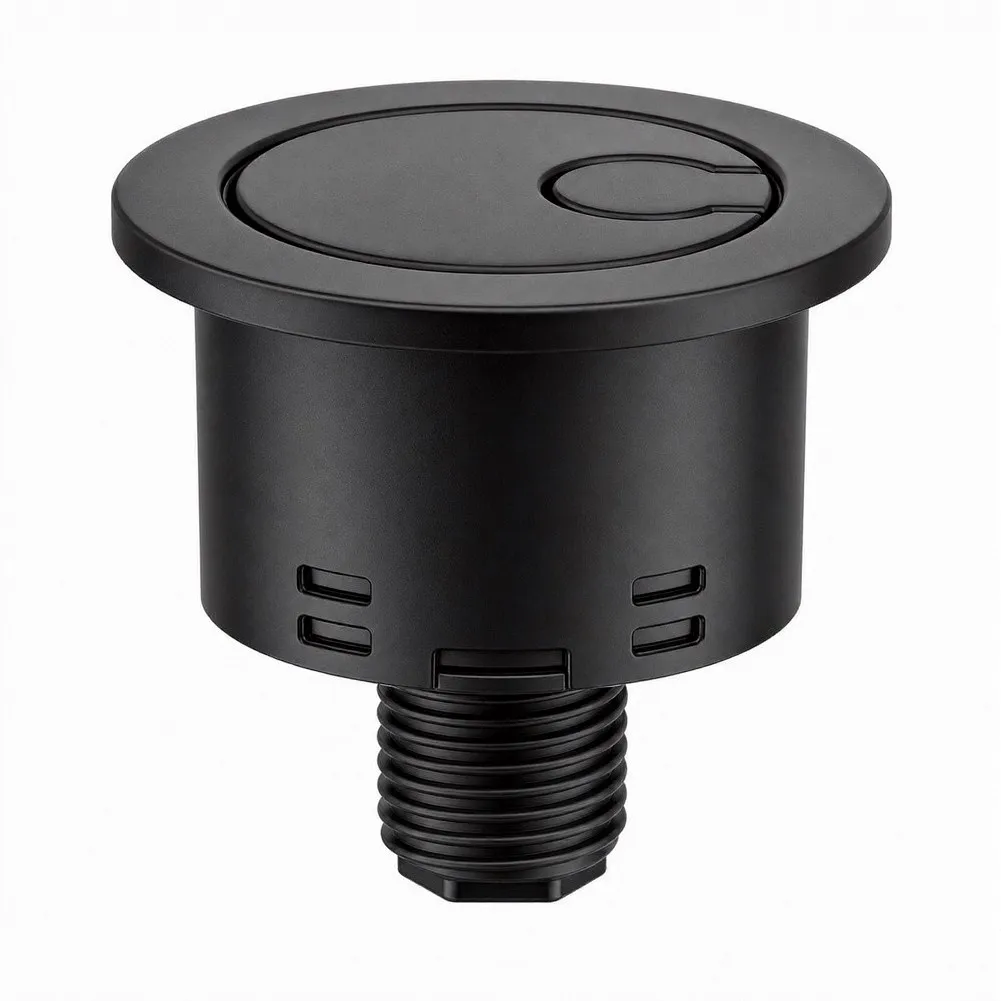 Chrome Dual Flush Button for Roca A822505500 Toilet System Featuring 1/2 and Full Flush Options and Plastic Build