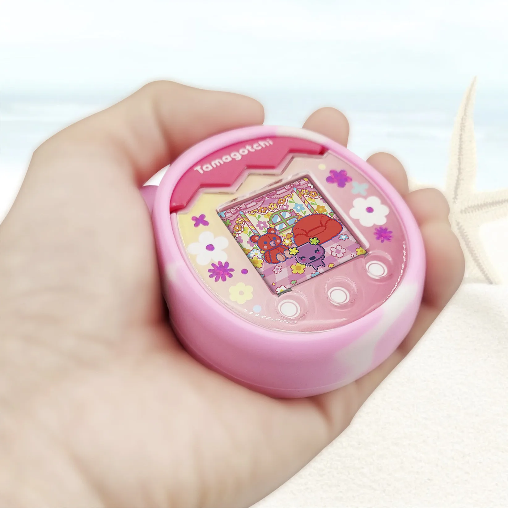 Tamagotchi – housse de protection électronique pour animaux de compagnie, étui de protection liquide en Silicone, jouets virtuels, cadeaux pour enfants